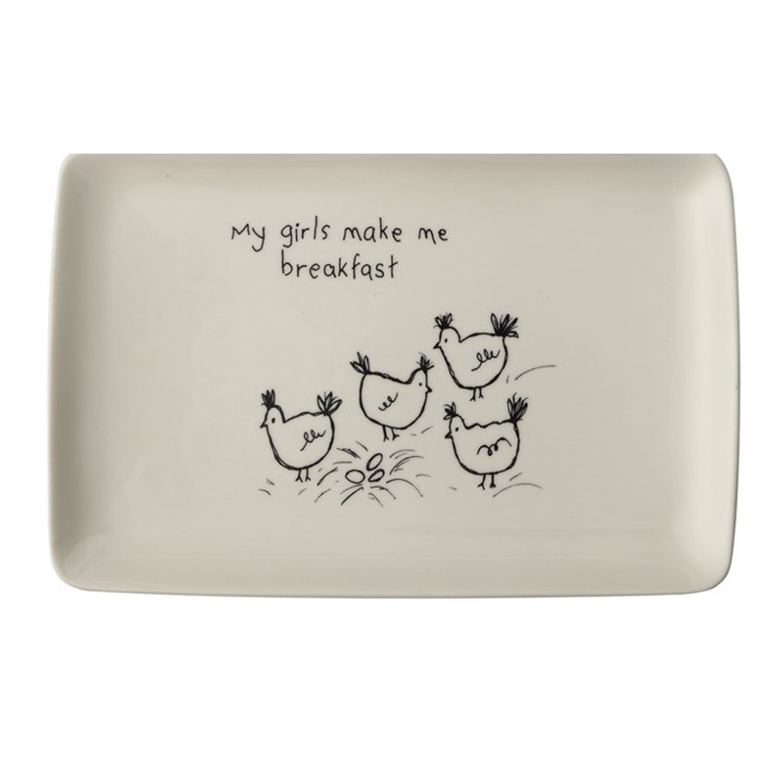 Always remember how wonderful your chickens are by serving your breakfast on this cute stoneware platter #farmhousespitsandspoons #yummy #delicious #happy #mindfulness #lifestyle #supportlocalbusinesses #friends #family #recipe #tasty #cooking #homemade farmhousespitsandspoons.com/chicken-breakf…