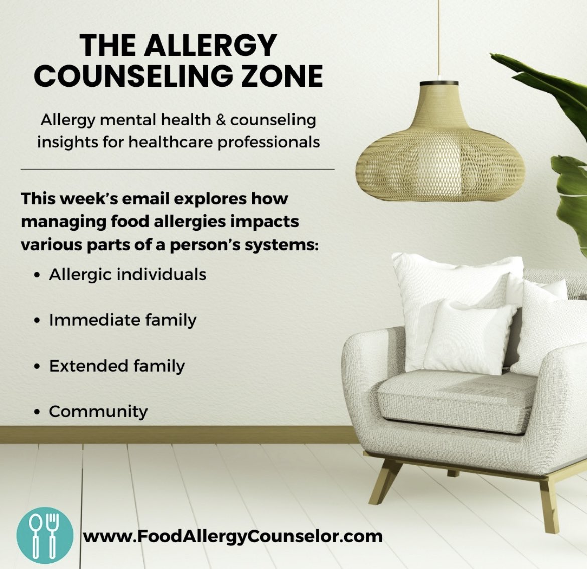 Are you signed up to receive our emails? One offers insights for those living with allergies, and one offers insights for healthcare professionals and therapists. Subscribe here so you don’t miss future ones! FoodAllergyCounselor.com