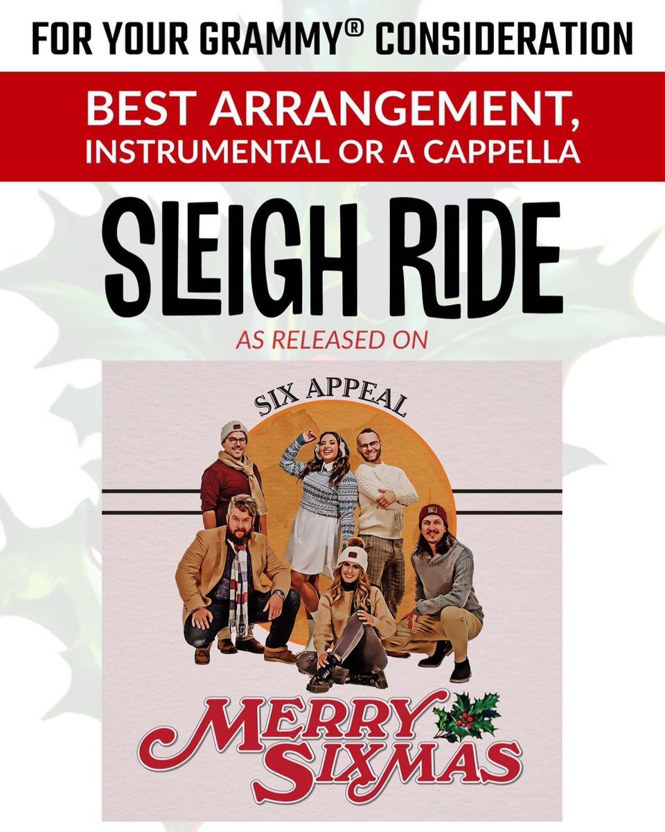 😍🎄❤️ #Grammys #ForYourConsideration #Acappella