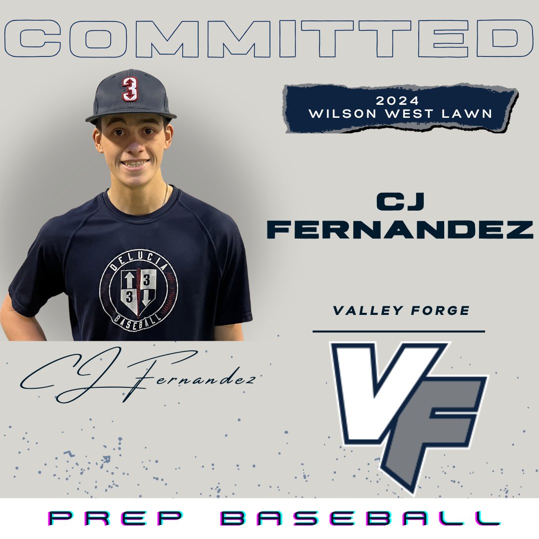 💥Commitment Watch💥 2024 2B|RHP CJ Fernandez (Wilson West Lawn) has committed to Valley Forge #congrats @CJFernandez02 | @UVFbaseball