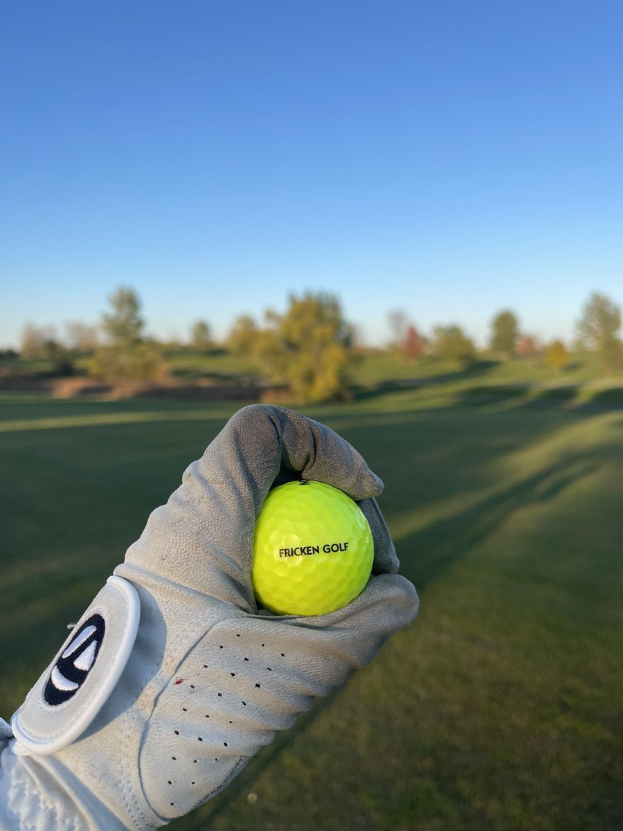 SarahLAllier13's tweet photo. Fall golf: where you lose 17983 of your own balls in the leaves but find these GEMS. https://t.co/9WONEIJdsa