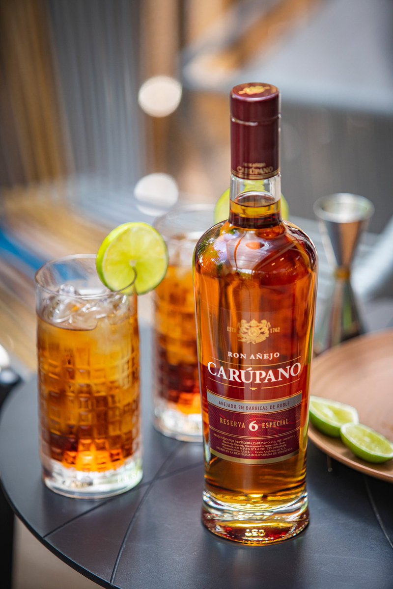 RonCarupano's tweet photo. ¿Ya tienes planes para este feriado? 

Comienza preparándote un Cuba Libre con Ron Carúpano 6 y brindemos y elevémoslo a #OtroNivel 🔝✨ https://t.co/gXUhvSZL2x