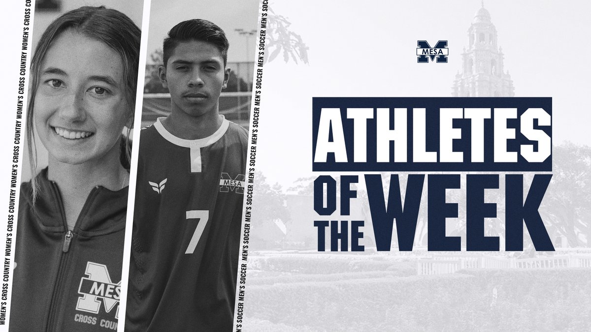 sdmesaathletics's tweet photo. SD Mesa College Athletes of the Week 10/2 - 10/6
Link:
https://t.co/IkxlQRoJFr

@DrRyanShumaker @PrezHands @PcacSports @3C2Asports https://t.co/ELh944wLDy