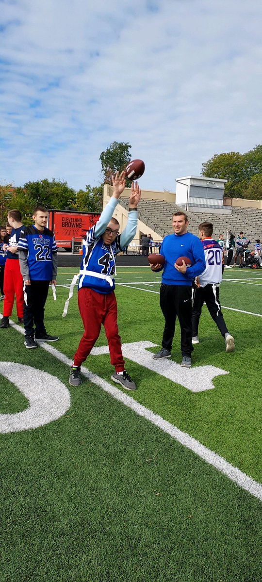 We had a great time at the Browns Skill Day today! 🏈