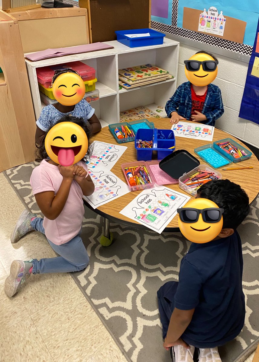 MrsMackeysClass's tweet image. Kindergarten teaches life skills! At centers we are matching upper and lower case letters, making letters with playdoh and learning how to follow directions to make a crown using beginning sounds! All of these help to develop our fine motor  and letter recognition skills!