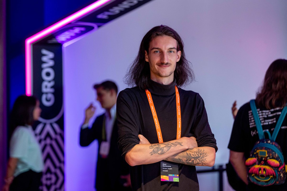 shenxcrypto's tweet photo. #ApexDevSummit was a blast, there is nothing I love more than sharing knowledge and ideas with other amazing builders

The future of the #XRPL is bright, and we're all gonna make it

ps. $XRP has NFTS 🫡 https://t.co/fGhGW2oL1w