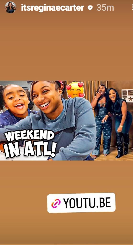 Lovemyself022's tweet photo. #reginaecarter dropped y'all make sure you go watch and run it up π keep supporting this beautiful young lady π₯° #weekendinatl https://t.co/JVYojGpVwp