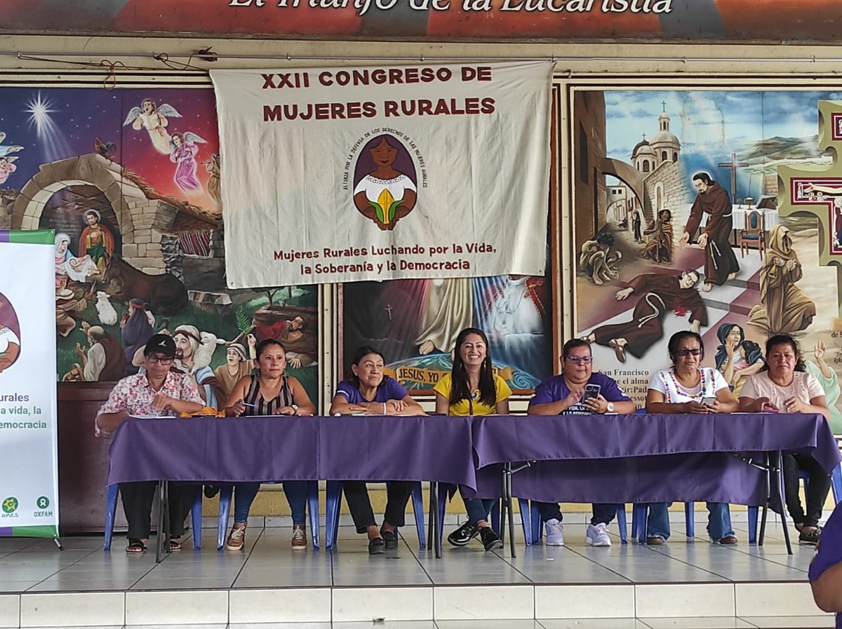 SHAREelsalvador's tweet photo. #women #SHARE Foundation accompanied #CRIPDES and #CCR Women in the XII National Congress of Rural Women, organized by the women's groups that are part of the alliance for the defense of the rights of rural women. 💜 #ruralwomen are fighting for life, sovereignty, and democracy. https://t.co/TpmyZQb5aU