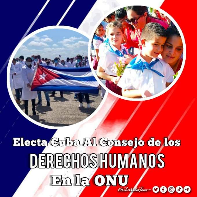 🌵🇨🇺 Con 146 votos de 186 posibles es electa #Cuba por 6ta ocasión al Consejo de Derechos Humanos d la ONU, #Cuba cuenta con el apoyo mayoritario de la Comunidad Internacional. #CubanosConDerechos #LasTunas #ClaridadTunera