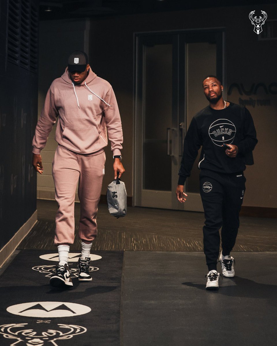 Bucks's tweet photo. Nickname this duo https://t.co/jJjSpWibhl