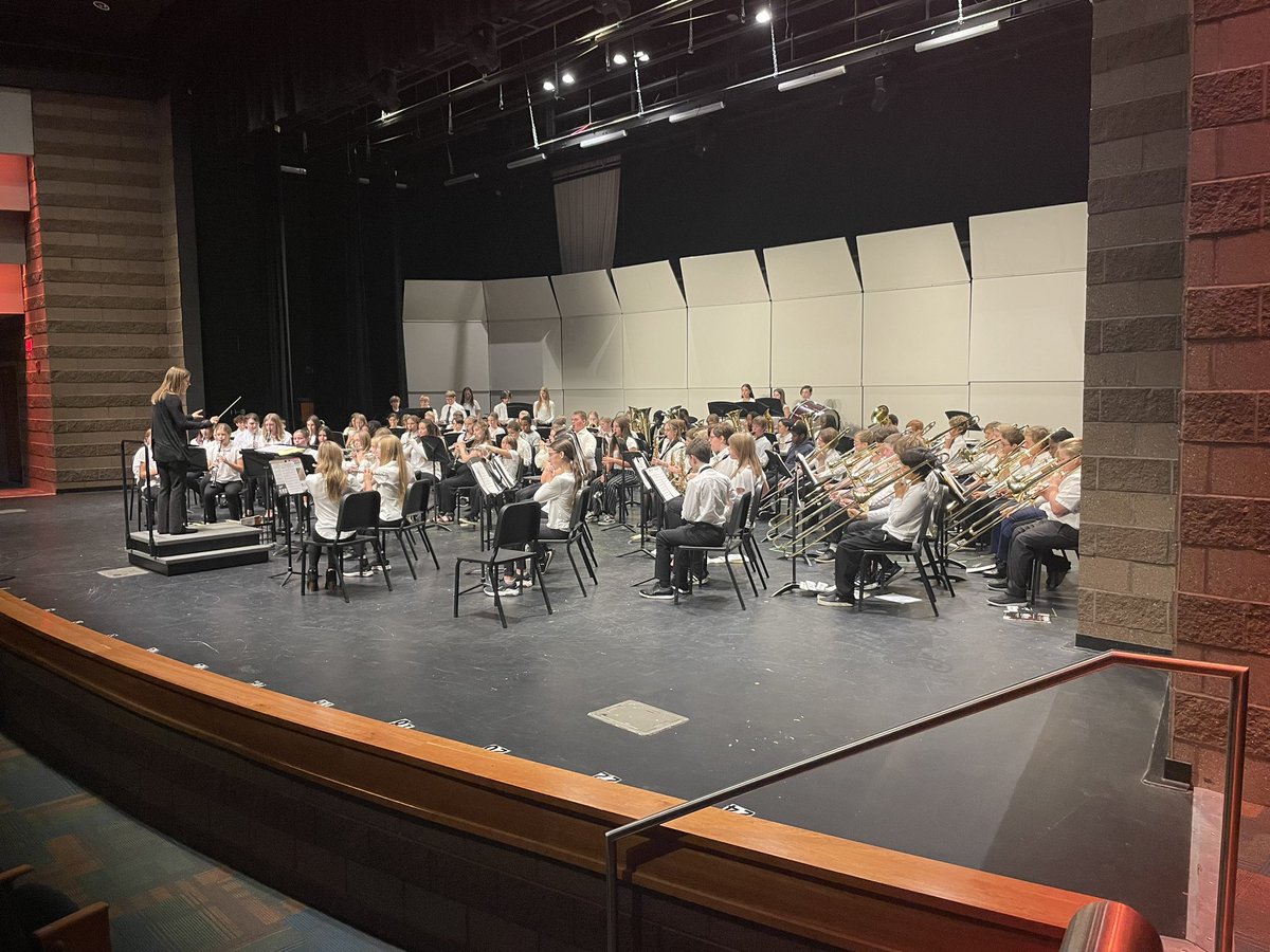 We are proud of our 6-8 grade bands that had their first concerts of the year last night! It was another great day to be a Spud!