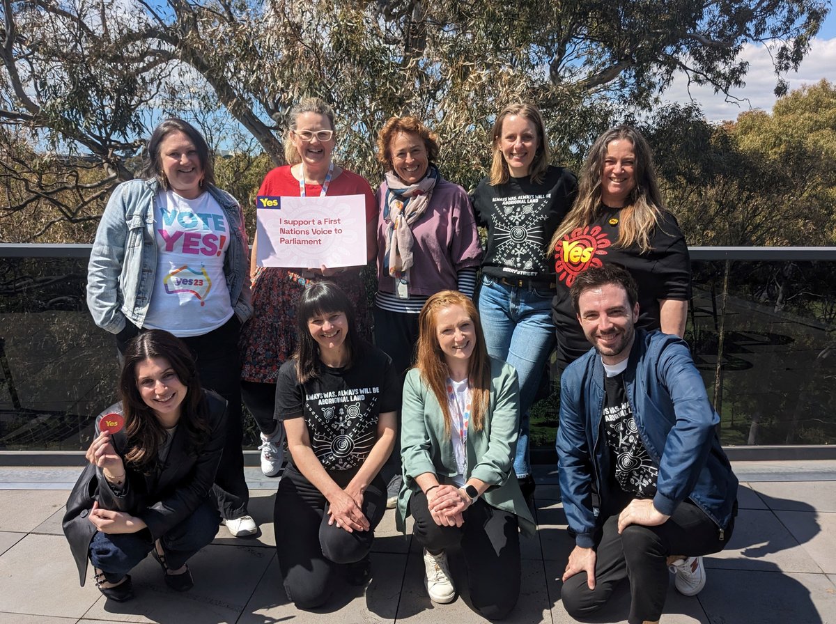Berry Street staff and teams across Victoria stand in solidarity with the #YesVote. ❤️🖤💛💙💚🤍 We support the #VoiceToParliament. Read why: berrystreet.org.au/news/berry-str…