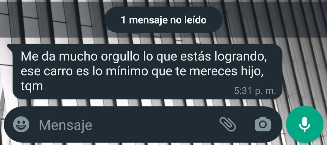 Para los que conocen a mi padre... Esto es muchísimo 🫡