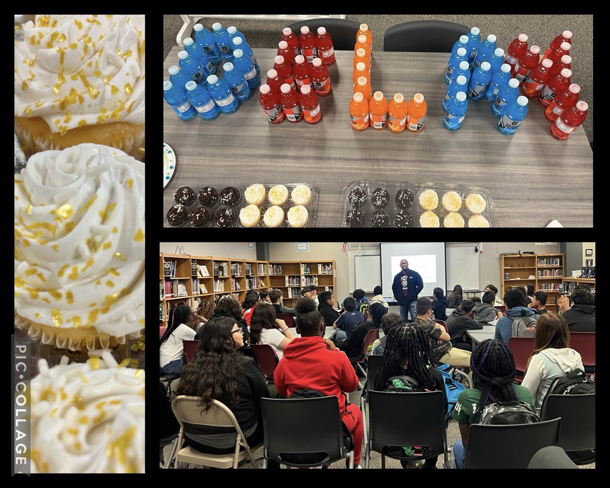 julz66's tweet image. Today we celebrated all of the new to DeLay 7th &amp;amp; 8th grade students @delay with cupcakes 🧁 @drvicj