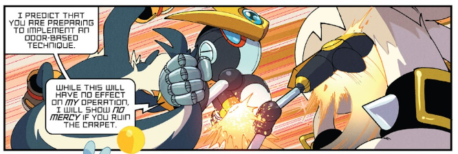 Sonic #65 is out, I hope you enjoy this exciting tale of domestic destruction