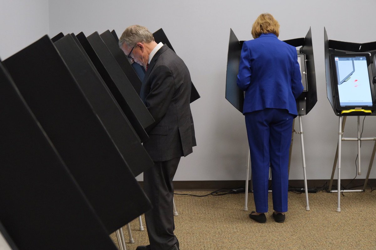 Today is the first day of early voting, so Fran and I went to the board of elections and cast our ballots.