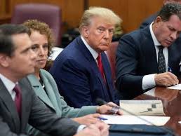 iamMauriceW's tweet photo. Just a daily reminderโฆthat Trump is still on trial for fraud. Still indicted for the treasonous acts of trying to over turn an election and for stealing and allegedly sharing/selling top secret documents. https://t.co/c0C6UjiKZ2