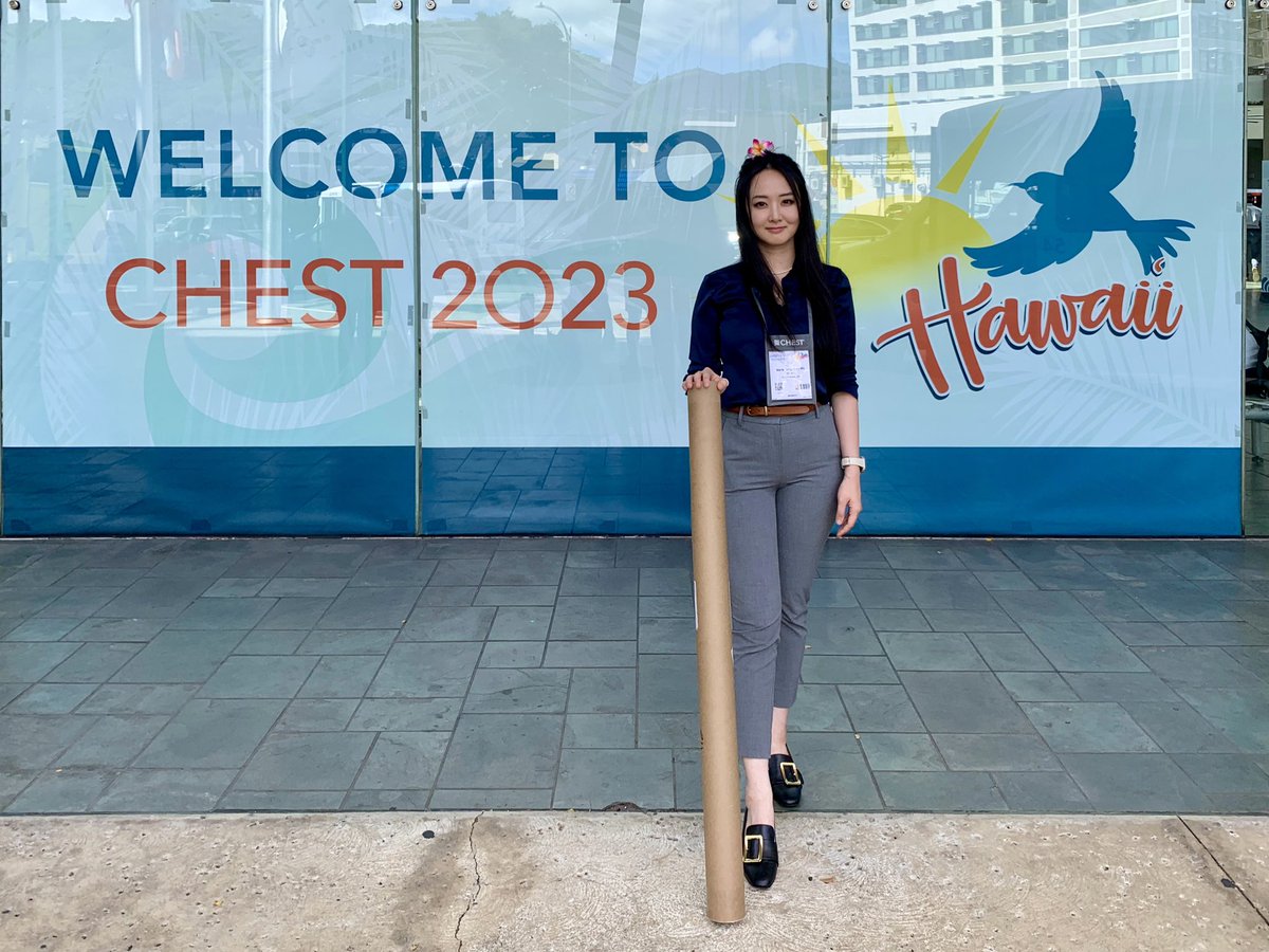 Thank you @accpchest for the absolutely wonderful #CHEST2023!! I met amazing people and had a blast with all my fellow #CHESTTrainees!#CHESTSoMe