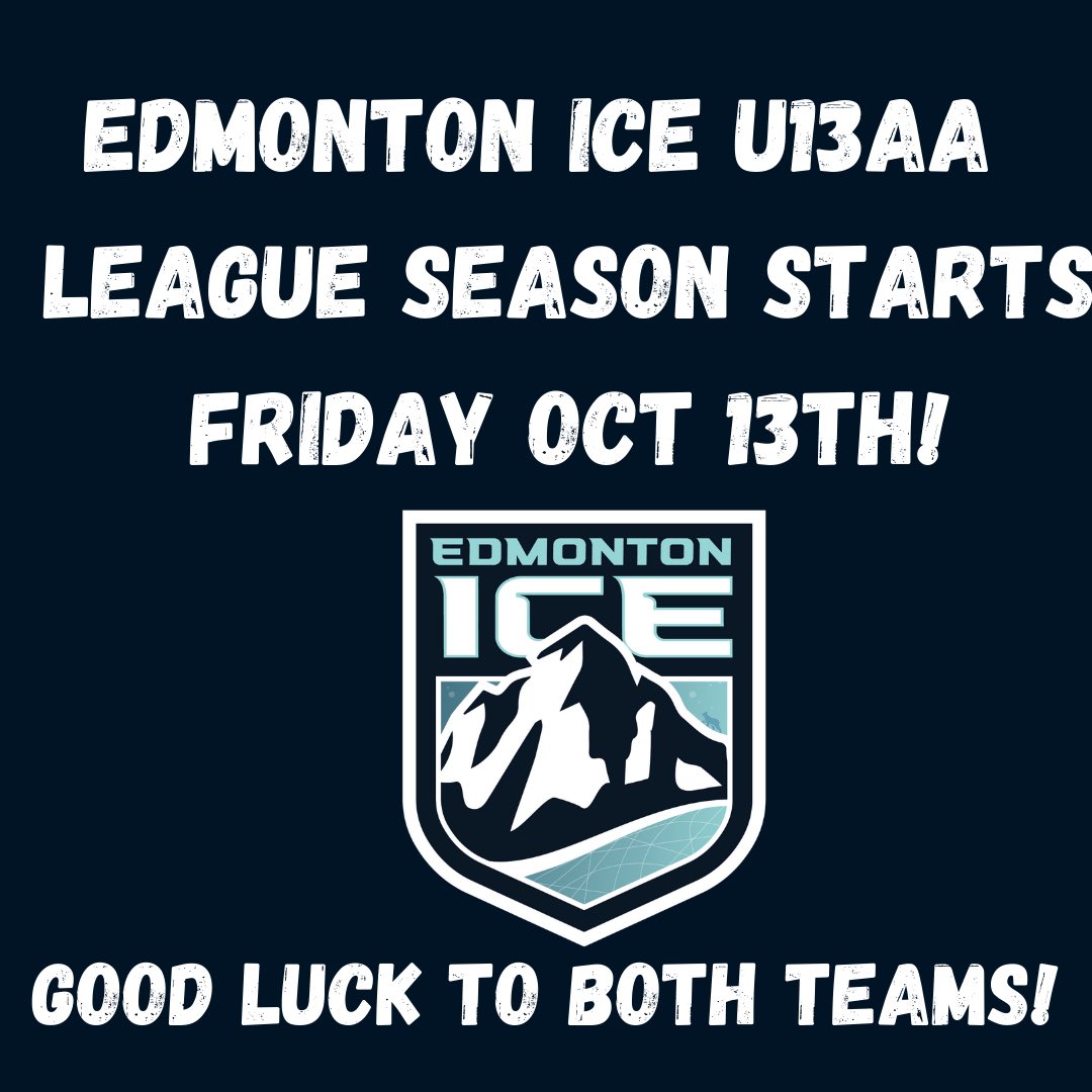 ARE YOU READY!  We are!  Let’s go Ice!!!

<a href="/playhockeyedm/">Hockey Edmonton</a> 
<a href="/OfficialEFHA/">Edmonton Female Hockey Alliance</a> 
@edmontoniceblueu13aa
@U13AAIce_White
#weareefha
#efharoar
#efhaice
#girlshockeyyeg