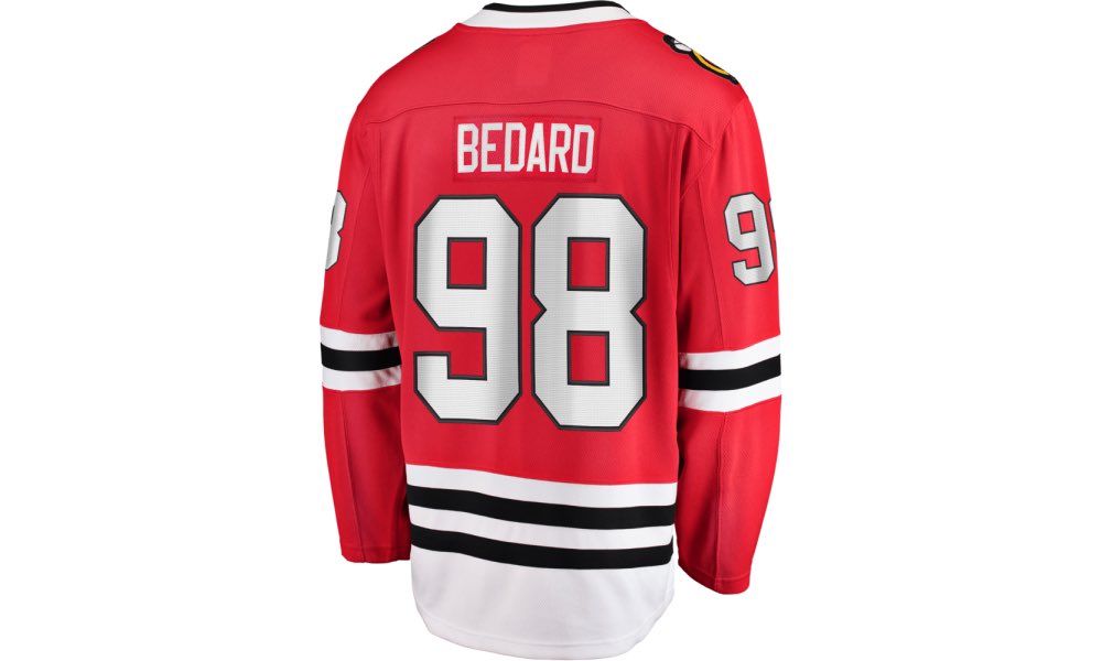 🚨CONNOR BEDARD JERSEY GIVEAWAY🚨

In honor of Bedard’s 1st NHL goal, we’re giving away his jersey to one lucky fan.

To enter;
1.) Follow @JAYBlackhawks 
2.) Like and RT this tweet
3.) Comment “🚨”

Winner announced 10/13.

PLEASE make sure we message you vs. a scam if selected