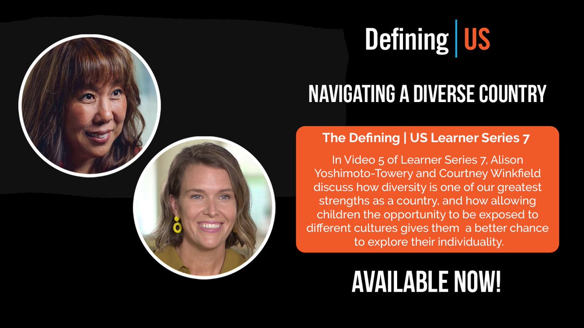 Our takeactionportal.org EP 5, Learner Series 7 Navigating a Diverse Country continues the series for adult learners. Discover the power of TAP at definingus.org/take-action/