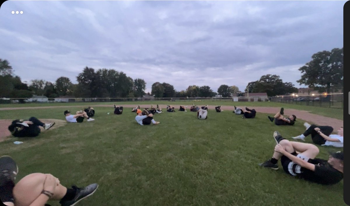Had a great turnout for our first conditioning tonight. Get better everyday. Crusader baseball “A Bond A Pledge A Commitment “