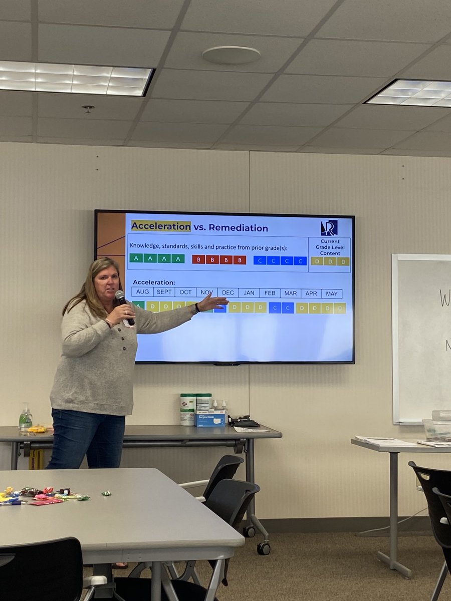 ⁦<a href="/Principal_BHall/">RAS elementary curriculum*instruction director</a>⁩ #281 kicking off the first of three MTSS Collaboratives - focusing on Tier1 instruction #C&amp;Iteamrocks