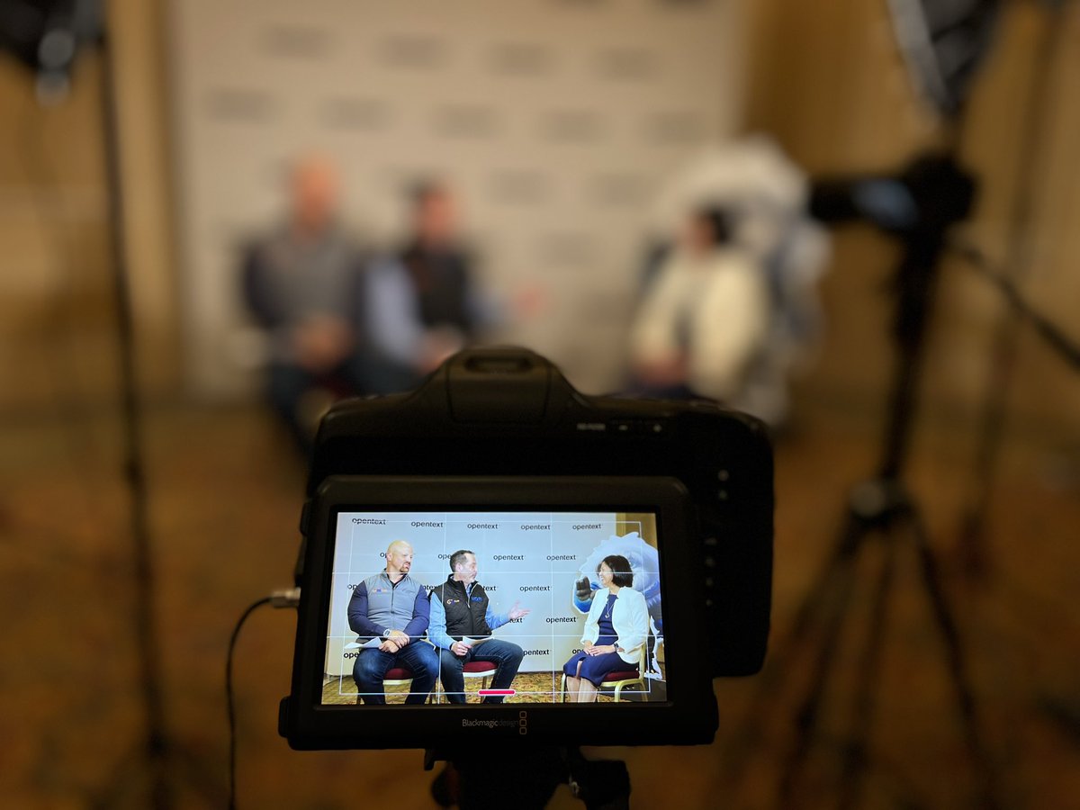 TheSixFiveMedia's tweet image. CMO of @OpenText Sandy Ono on @SixFivePodcast at #OpenTextWorld 2023. 

She answered 
- Broad @opentext.ai strategy- how it plays into the ecosystem?
- How partners will engage w/ Aviator (where is the name from?)
- What is the Partner Network?
- Other than #AI, what is top of…