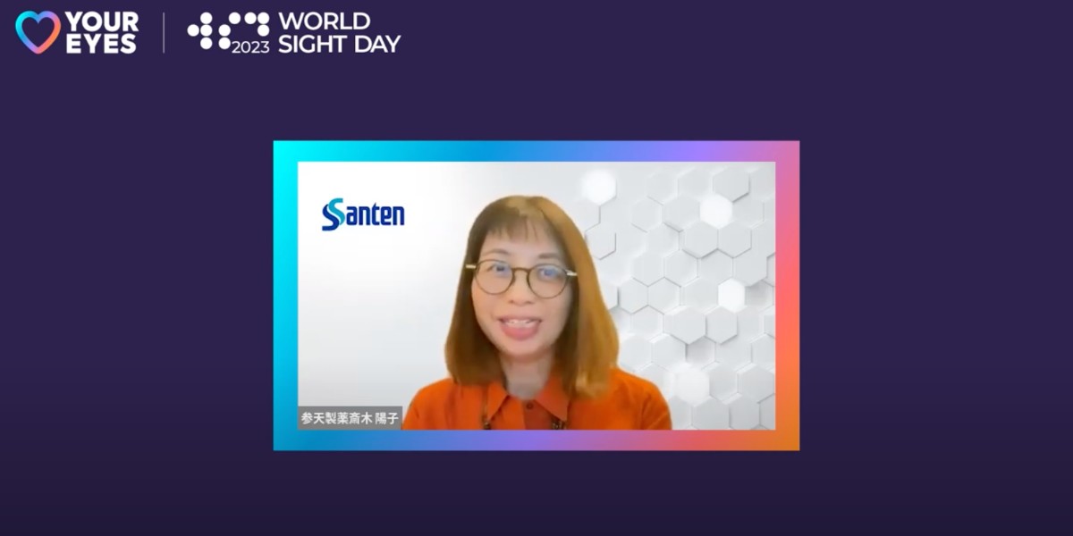 IAPB1's tweet photo. Having the @SantenGlobal team support #LoveYourEyes at Work by discussing the importance of eye health in the workplace is fantastic! 

https://t.co/Szmc8ug7ie 

#WorldSightDay @SantenInc @SantenEMEA https://t.co/eV617Li2NO