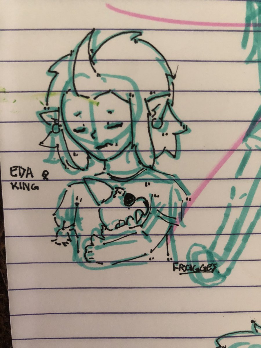 SillyToadizx's tweet photo. Lilith, Eda and King^^ #kingtoh #edatoh #lilithtoh #theowlhousefanart https://t.co/pvCnD016Xp