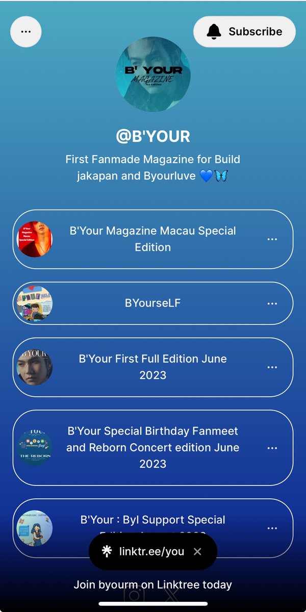 Don’t forget you can subscribe to our linktree profile as all #BYourMagazine editions are always available for you to view. Please share to spread the love to all #Beyourluve 

B’Your Magazine Team

#BYourMagazine #BuildJakapan #Beyourluve

🔗 linktr.ee/byourm