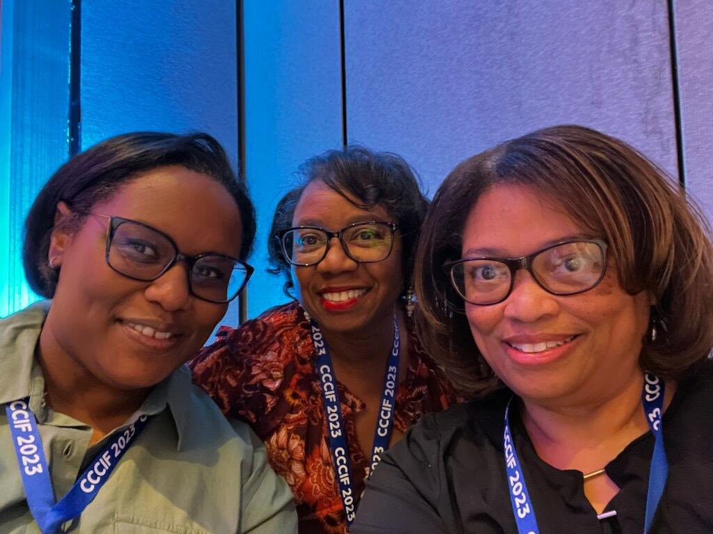 cwcheath's tweet photo. Having a great time with @MDAndersonNews alum! #CCCIF23 #CommunityEngagement https://t.co/qNSzh2AKTW