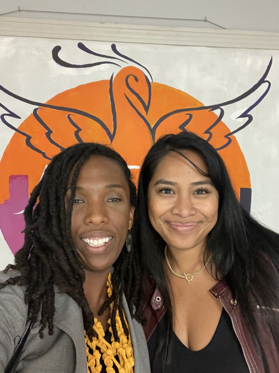 Today I had the pleasure of touring the beautiful office space of @Ariseducation. I could feel the energy & power generated within these walls where #RI Southeast Asian & other youth of color mobilize for education justice. Pictured here with ED & adult inspiration Chanda Womack