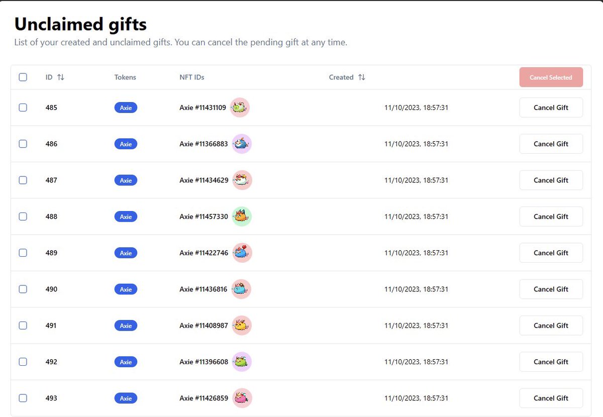 🚨🚨 Who’s online?! 🚨🚨

I’ll start gifting limited edition axies in the following minutes  🔥🔥🔥

🛎️ Turn on your notifications
✅ Retweet and tag 3 friends
⚡️ Wait for the next tweets
🚀 You gotta be fast!

Celebrating the launch of the <a href="/Ronin_Network/">Ronin</a> gifting portal 🚀
