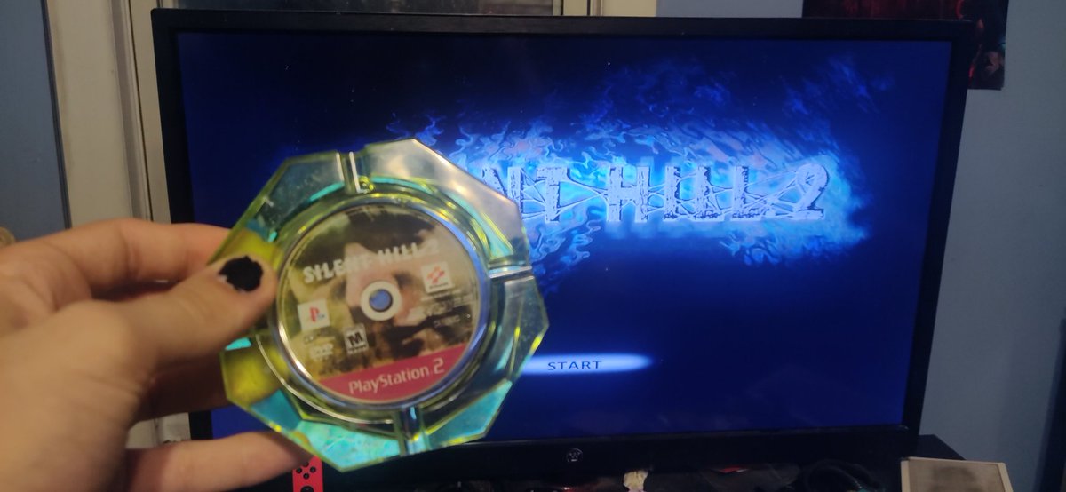 ArtChettt's tweet photo. Silent hill 2 greatest hits u/c CD ashtray made by me

#resin #resinartwork #resinart #ashtray #ashtrayart #fanart #art #artwork #silenthill2 #silenthillfanart #silenthill #jamessunderland #horror #horrorgame #konami #playstation #playstation2 #playstation2games https://t.co/N7e0XwEv8K
