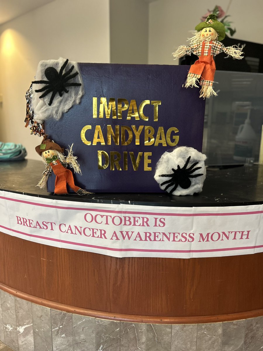 Ready. 🎃 Set. 😈 GIVE! 🍫

A Donation box 📦 for the ANNUAL CANDYBAG DRIVE 🍭 is ready and set ‼️ in the J.D Boyd Library.📍

We appreciate all donations and contributions 💙💚