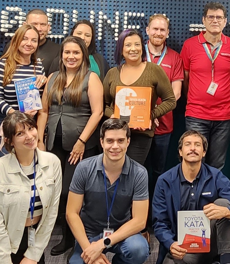 pmp6sigma's tweet photo. Exciting Toyota Kata Workshop at Teradyne, San Jose, Costa Rica for more than 28 eager "Kata Geeks" who grabbed Kata books by @RealMikeRother and Sylvain Landry. @bbcross Omar Mora led 6 rounds of KiC to the delight of Teredyne employees. #kata #teredyne #katatogrow https://t.co/OyFgxohFUh