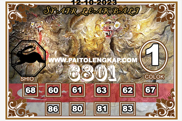 DaftarPAS4D's tweet photo. Angka Main Singaporepools 12 Oktober 2023
Angka Main : 8034
2D: 80*83*84*08*03*04*38
3D: 803*804*830*834*840*843*083
SHIO : MONYET & KUDA
CB: 8 & 4
Tutup: 17:30 WIB & Result 17:42 WIB
syairsgp #syairpas4d #angkamainsgp #daftarpas4d #angkamainssgp #JKT48SayonaraCrawl #pas4d https://t.co/t2xU5j9tI7