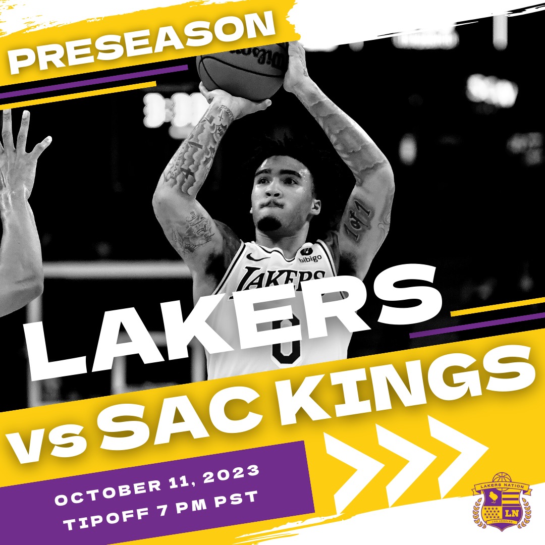 Lakers Vs. Kings Preseason Preview: LeBron James, Anthony Davis & Austin  Reaves Among Those Sitting Out