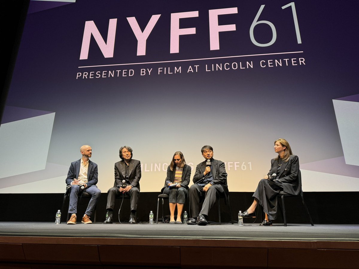 NextBestPicture's tweet image. Q&amp;amp;A for PERFECT DAYS with star Kōji Yakusho  &amp;amp; co-writer Takuma Takasaki at #NYFF61