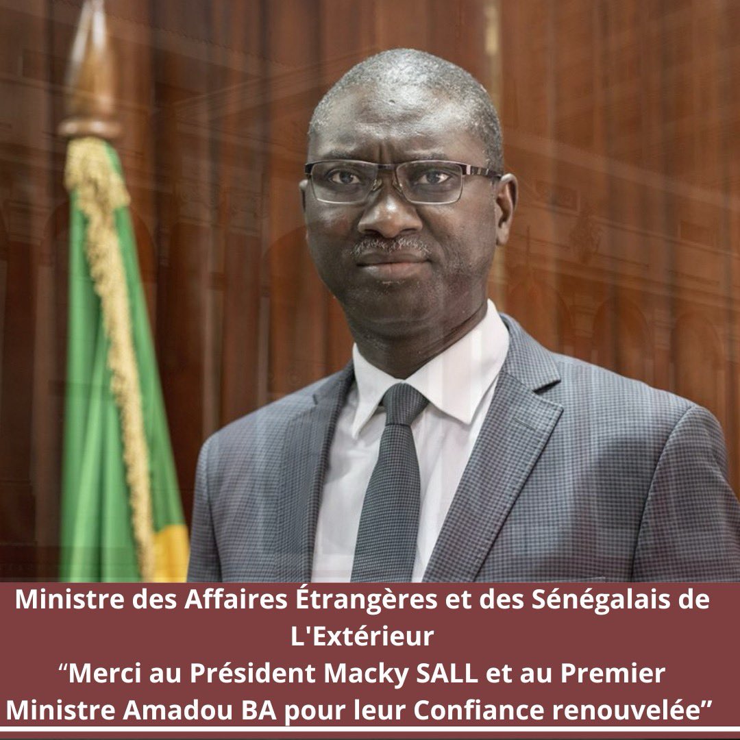 Merci au Président Macky SALL et au Premier Ministre Amadou BA pour leur Confiance renouvelée!
#senegal
#MackySall
#AmadouBa
#IMF
#kebetu
