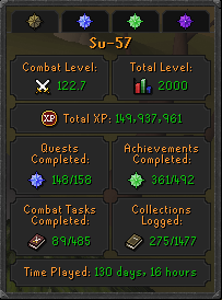 KnightlockRS's tweet image. Reached 2k total on the iron. Finally time to raid after quitting the main years ago :)