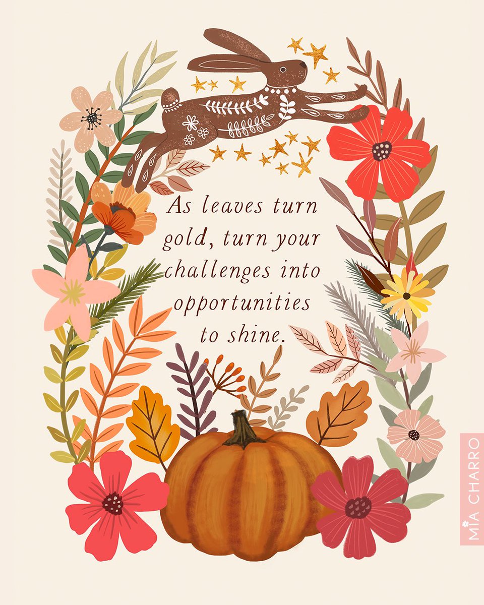 MiaCharro's tweet image. Don’t you love this Autumn feeling? #AutumnVibes #fallart