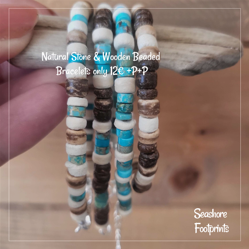 NEW! Natural stone & wooden beaded collection of bracelets

Each bracelet is carefully handmade with a combination of wooden beads and natural stones, giving it a unique and rustic look

Various sizes also available

wix.to/8sUqSLU
#mhhsbd #naturalbracelet #stonebracelet