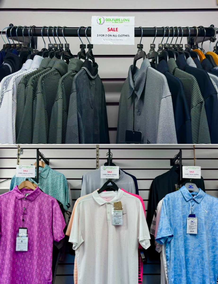 ddpgapro's tweet image. SALE SALE SALE 3 for 2 on all clothing ends Sunday 5pm
01422328651
#bestproshopthissideofthethames