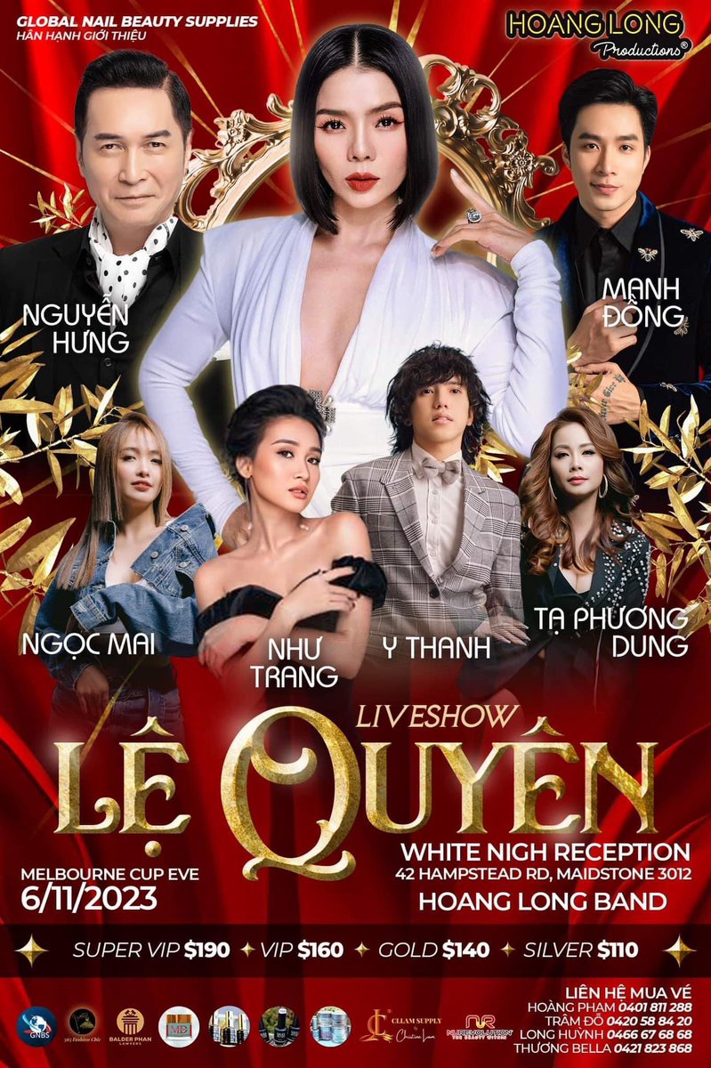 ythanhofficial's tweet photo. MY MELBOURNE SHOW ON 06/11/2023
Không tới 1 tháng nữa thôi Melbourne thân thương ơi.  Xin trân trọng hẹn gặp cả nhà iu nhé. 

See you sooon everyone.❤️❤️❤️

#LeQuyen #YThanh #ethanthoi
#liveshow #livemusic #livesinging
#globalnailbeautysupplies #hoanglongproduction https://t.co/dAJsCpW374