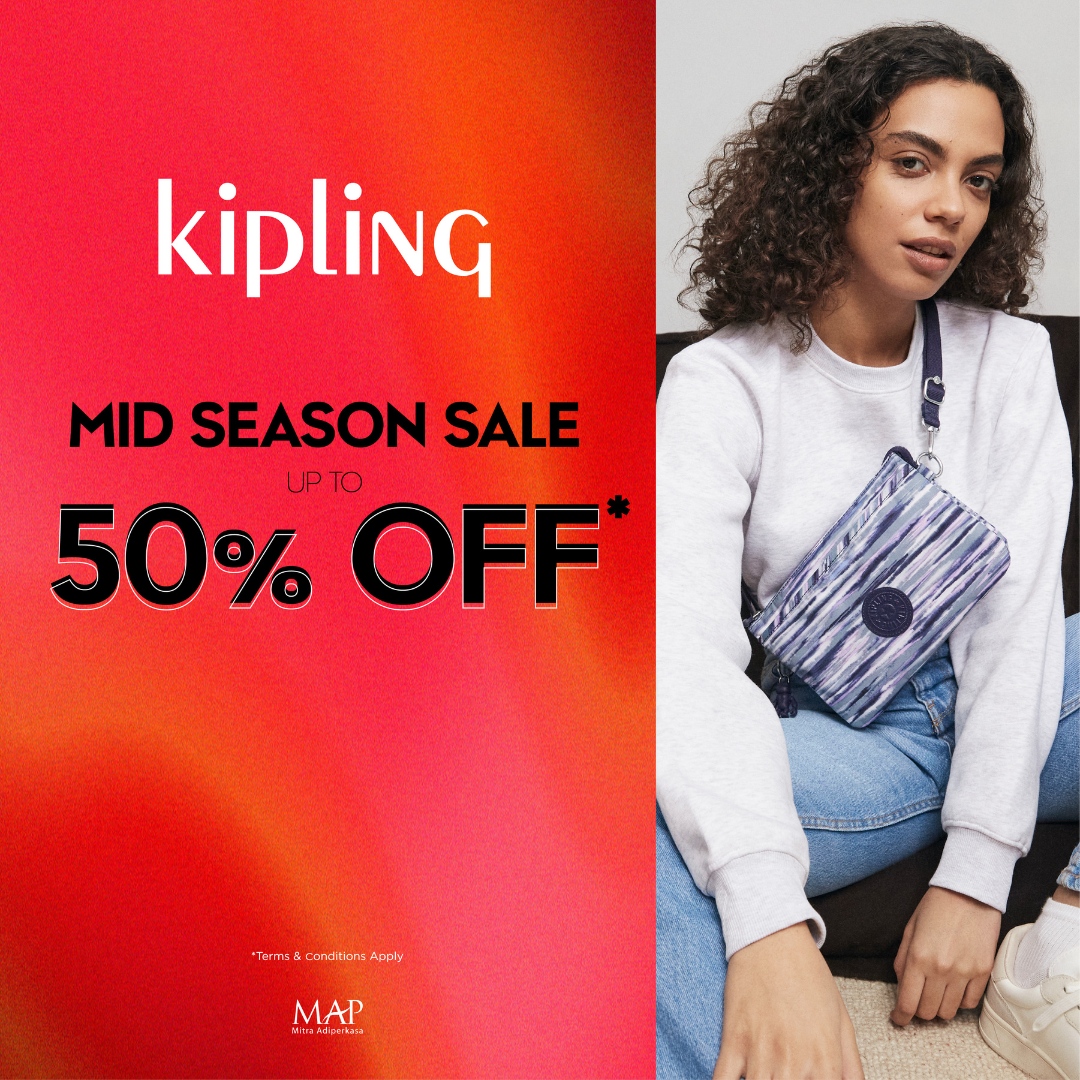 PondokIndahMall's tweet image. Get Up to 50% off* on Kipling's Mid Season sale. Shop your wish list bag now in-store! *T&amp;amp;Cs apply.⁠ 

#KiplingIND #LiveLight #NeverWithoutMyKipling