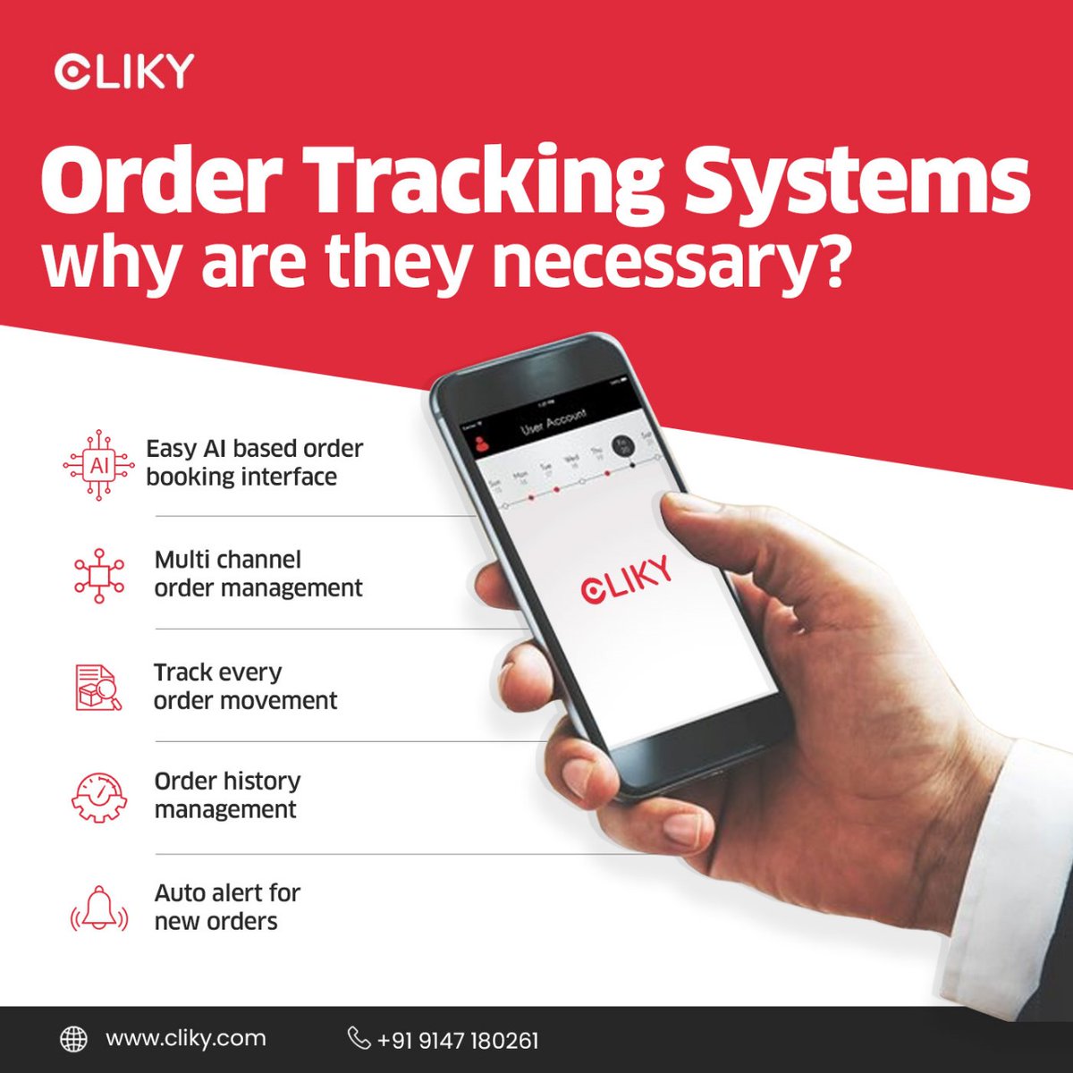 Managing your network of dealers, partners, distributors, and influencers just got easier. 
Visit: cliky.com or call us at: +91 9147 180261
#PartnerManagement #AI #GrowWithCLIKY #AI #PerformanceMonitoring #BusinessSolutions #Innovation #SmartTechnology #Cliky