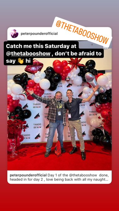 @thetabooshow  this Saturday , come say hello and check out the show. Hope to see you all around https://t<a class="tags" target="_blank" title="On Twitter" href="/?out=eyJ0eXAiOiJKV1QiLCJhbGciOiJIUzUxMiJ9.eyJpYXQiOjE3MjE5NjIyMzQsImlzcyI6InR3cG9ybnN0YXJzLmNvbSIsIm5iZiI6MTcyMTk2MjIzNCwiZXhwIjoxNzUzNDk4MjM0LCJyZWRpcmVjdF91cmwiOiJodHRwczovL3R3aXR0ZXIuY29tL3RoZXRhYm9vc2hvdyJ9.24K83WEmwjj6QcMLZeivivXJFDsIOttMmjlY2QVomyCDNgWdZPbspzga2oBTcWZ-IE2oZpLD_ngsg2afzPFS9A">@thetabooshow</a><a href="/tag/festivalseason"class="tags"><span>#festivalseason</span></a><a href="/tag/ravers"class="tags"><span>#ravers</span></a><a href="/tag/ravelife"class="tags"><span>#ravelife</span></a>
