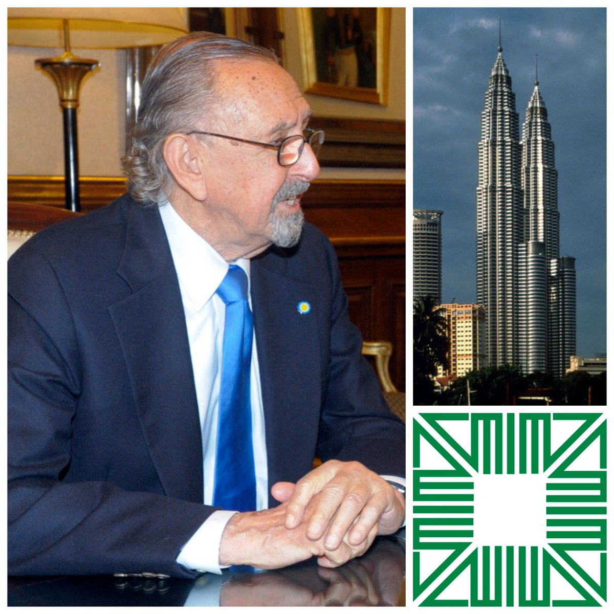 AKDCMIT's tweet photo. Argentine-American architect César Pelli was born 97 years ago today (d. 19 July 2019). He received the Aga Khan Award for Architecture in 2004 for the Petronas Office Towers in Kuala Lumpur, Malaysia. https://t.co/s7aiZPHJfz #AsianCities #UrbanOctober #Skyscrapers @AKDNArchitect https://t.co/9wlpe0TRmN
